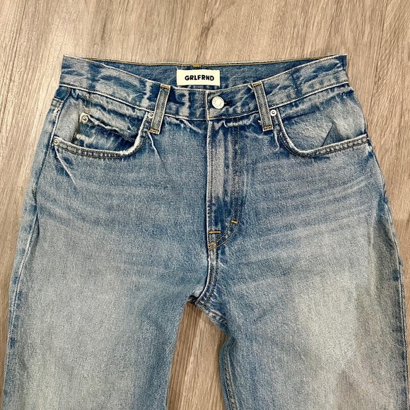 GRLFRND Mid Rise Daines Ankle Crop Jeans Sz 26/27 $258 - Picture 2 of 3